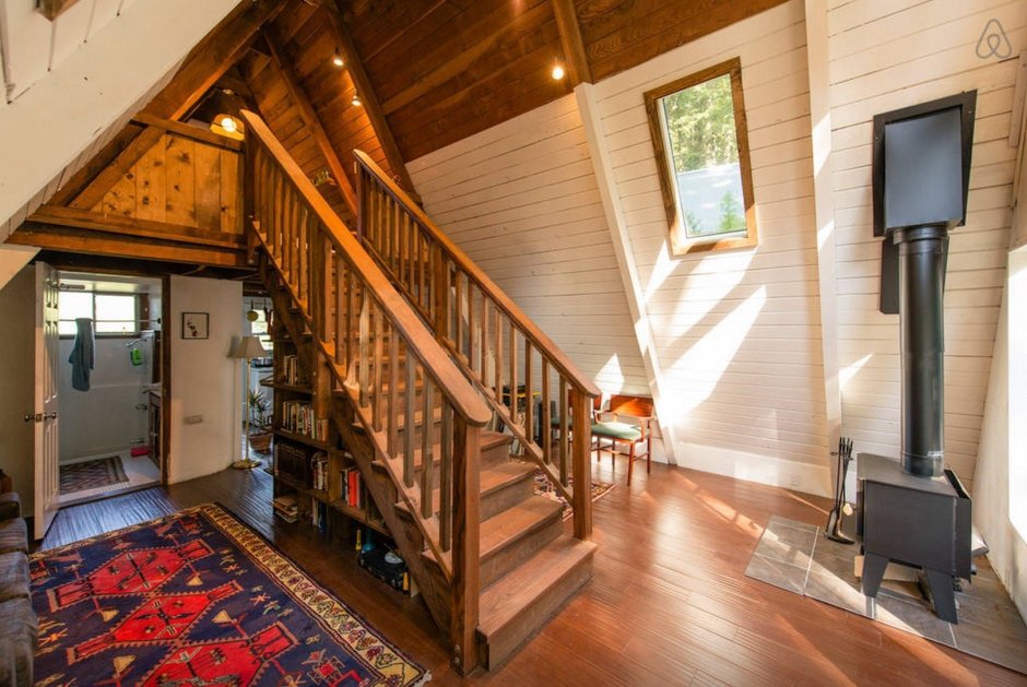 Дом шалаш внутри