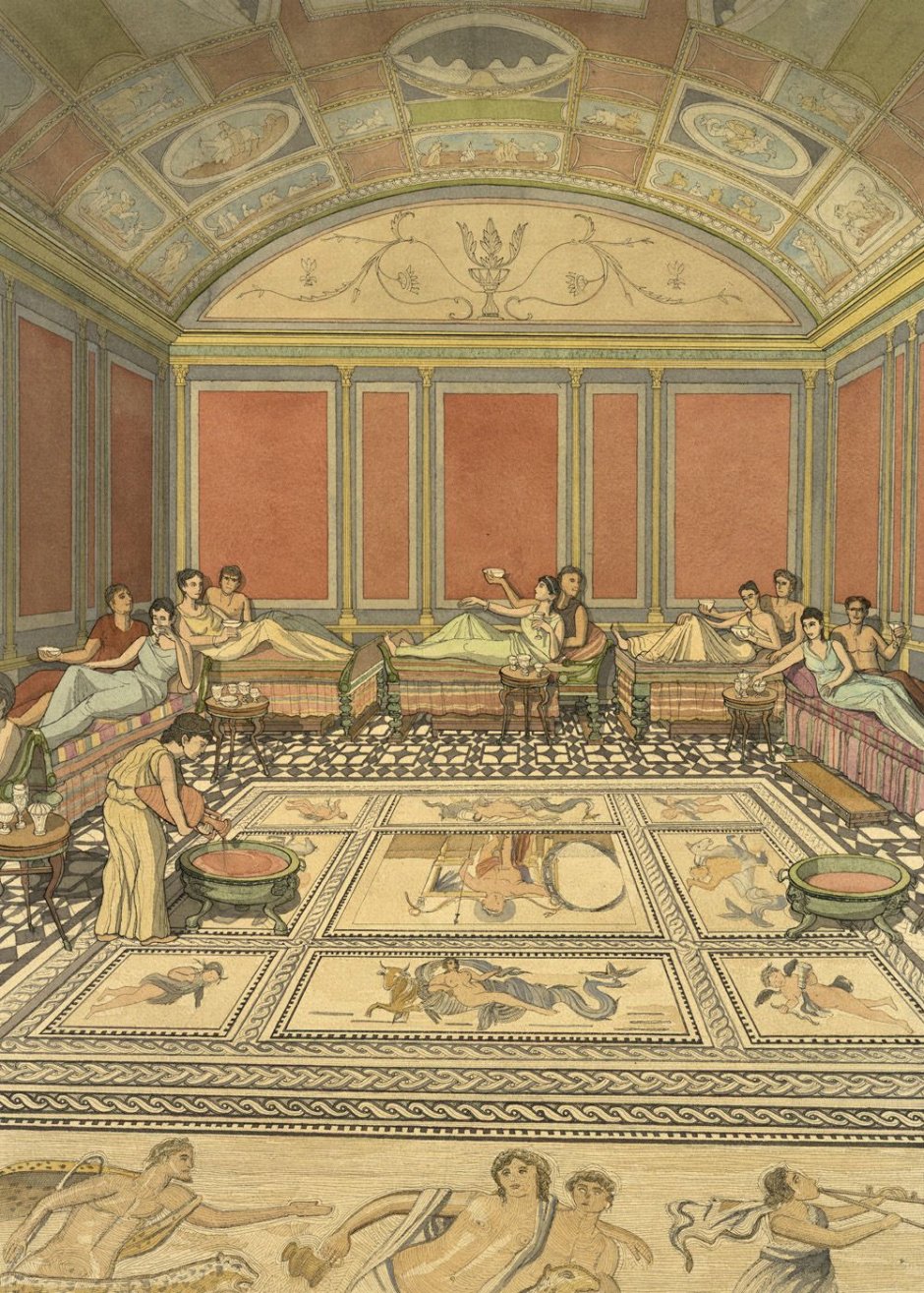 Триклиниум в древней Греции