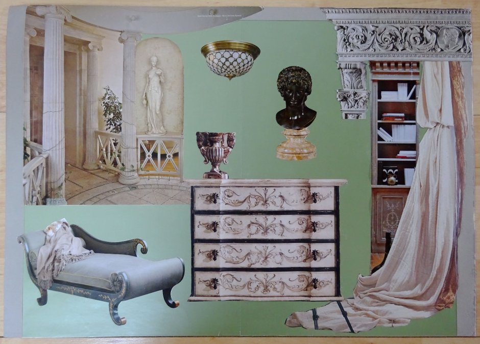 Мудборд неоклассицизм