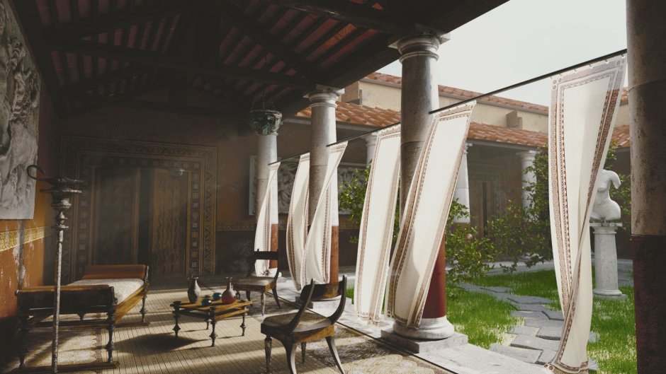 Римские виллы убранство