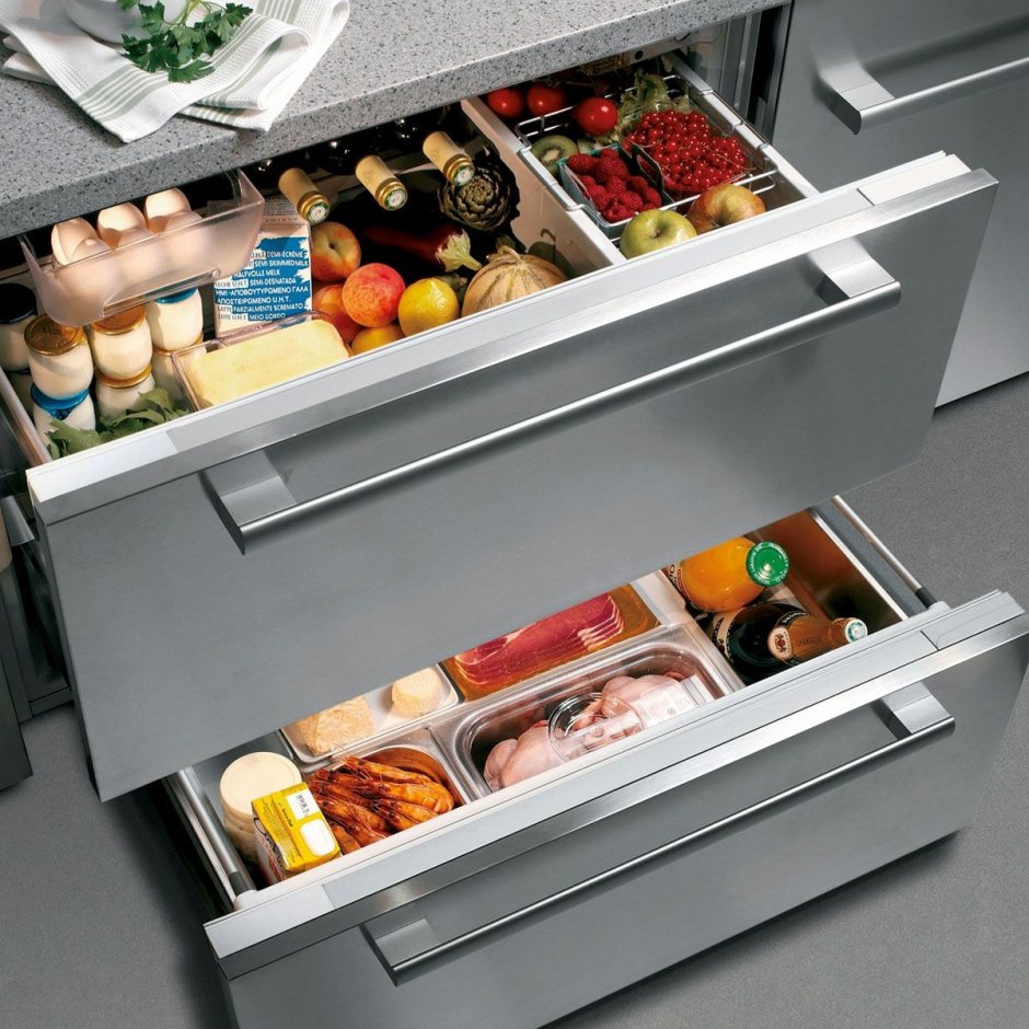 Выдвижной холодильник