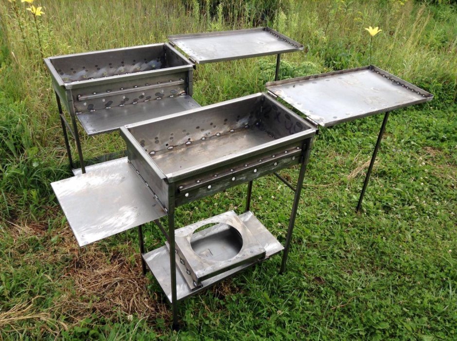 Самодельный мангал из металла