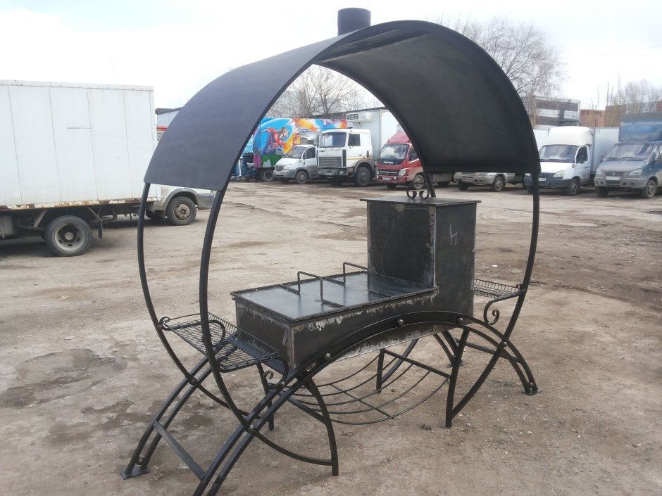 Мангал из профильной трубы