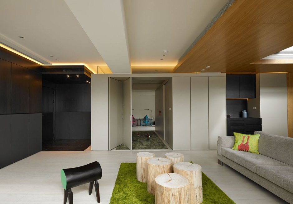 Потолок в интерьере Минимализм