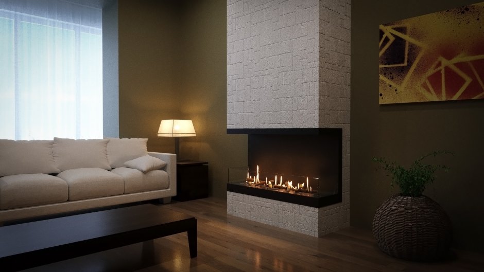 Биокамин Lux Fire фронтальный 1100 м