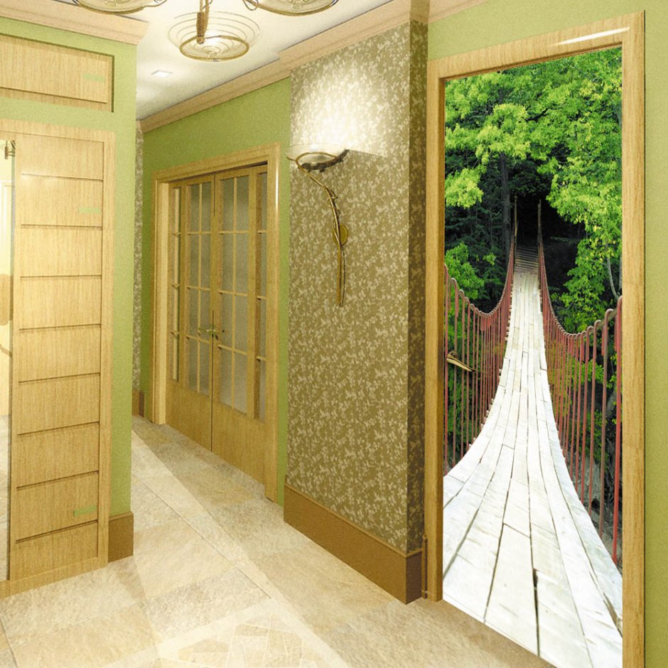 Фотообои на стену в прихожую