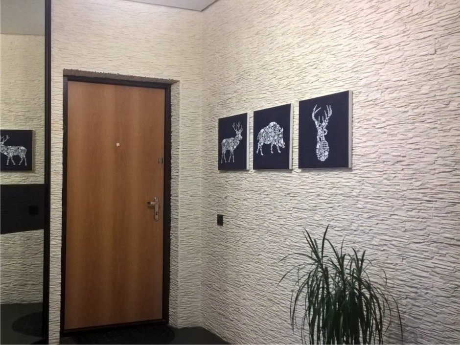 Отделка стен в коридоре