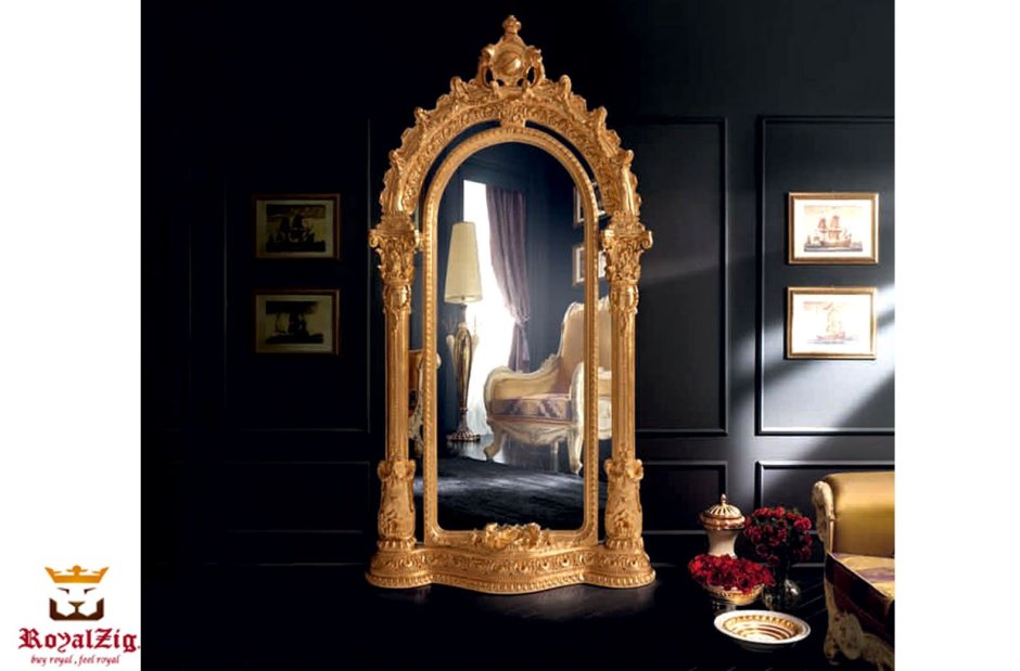 Красивое винтажное зеркало