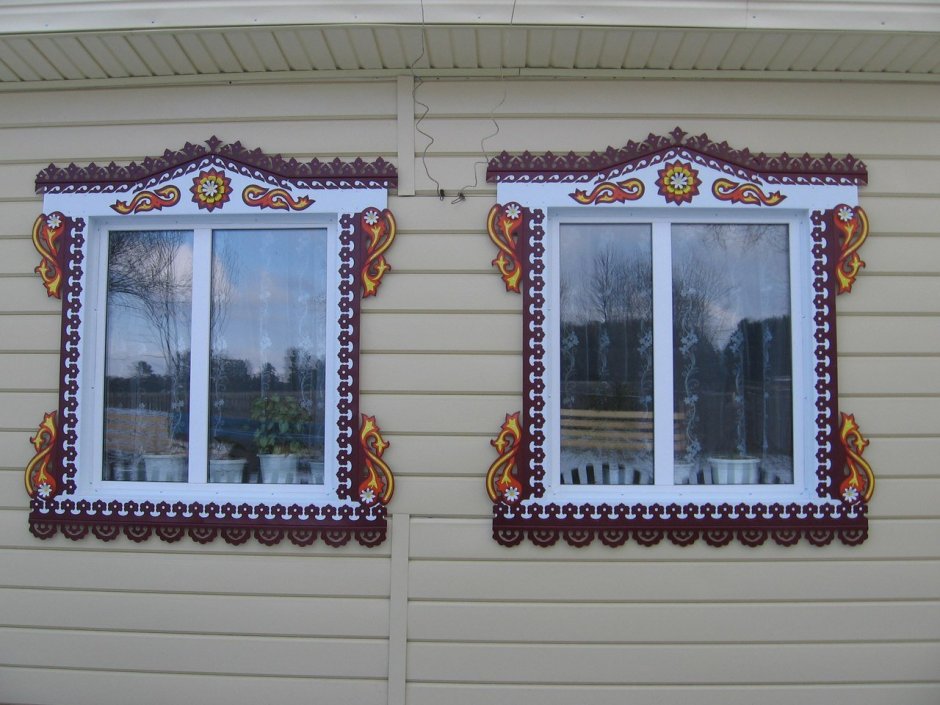 Наличники оконные из профлиста