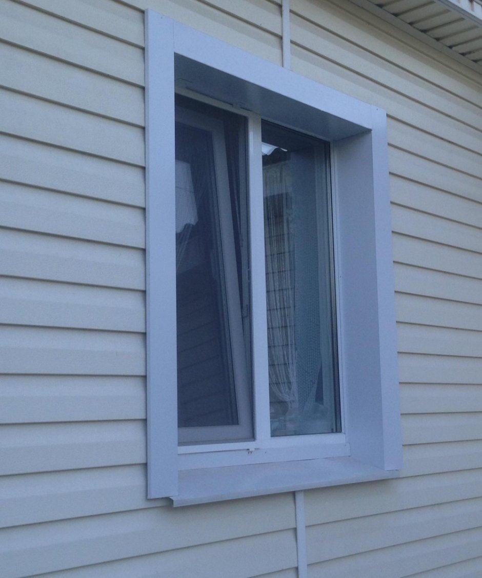 Откосы на окна наружные
