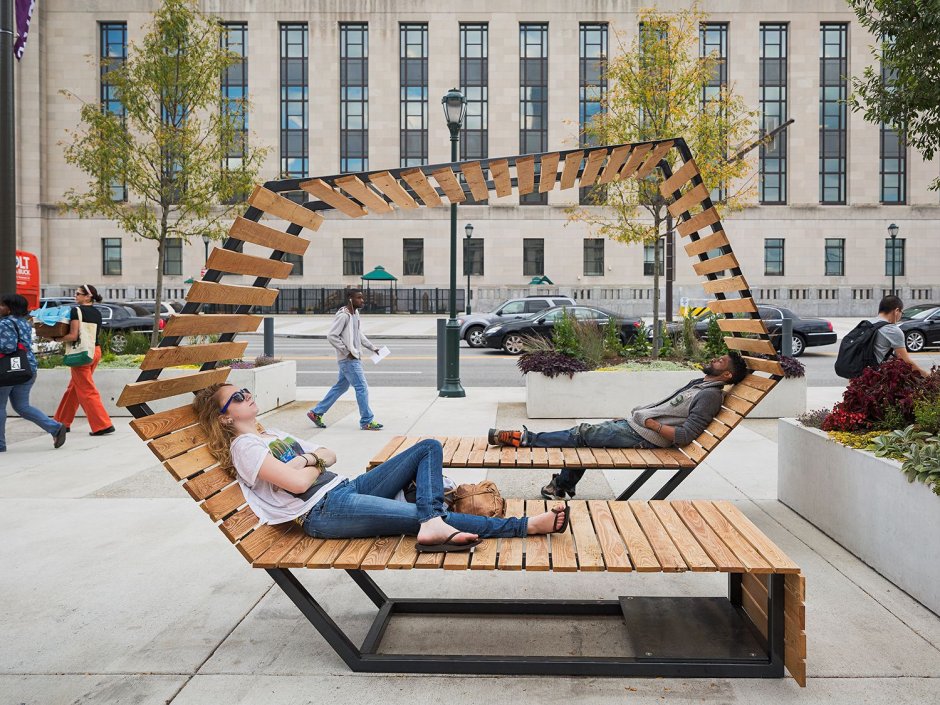 Coffee Bench скамейка трансформер от Karolina Tylka