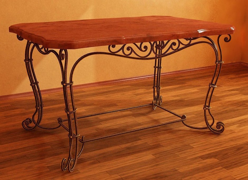 Кованый стол обеденный