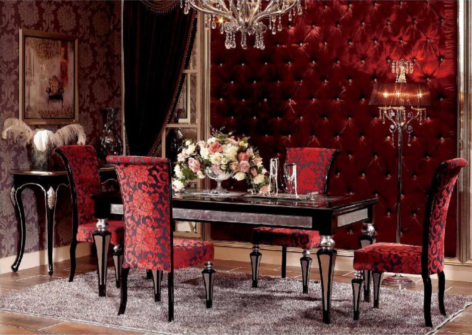 Бархат в интерьере