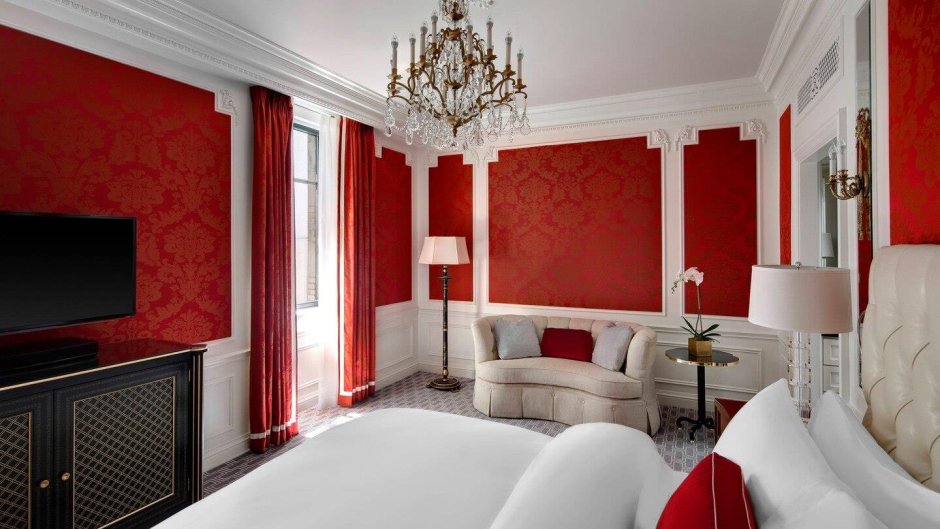 Красный интерьер