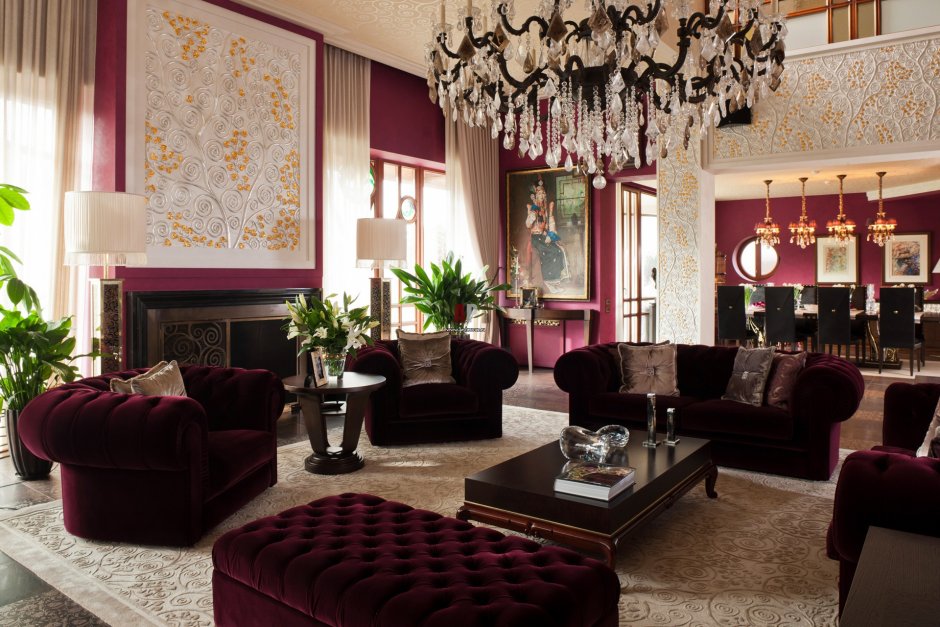 Спальня в Красном цвете