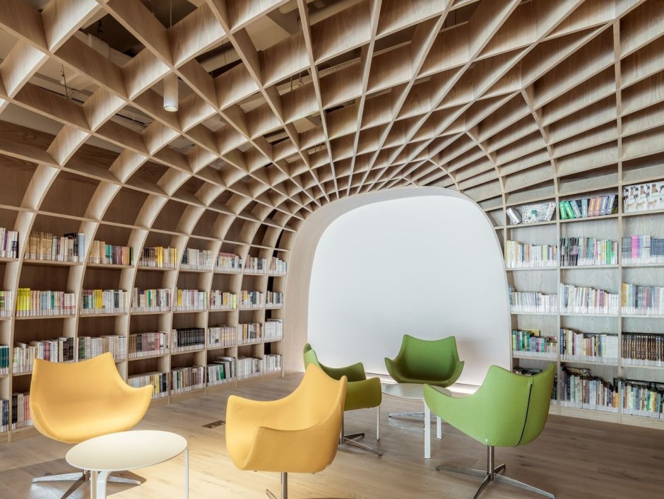 Фойе библиотеки дизайн