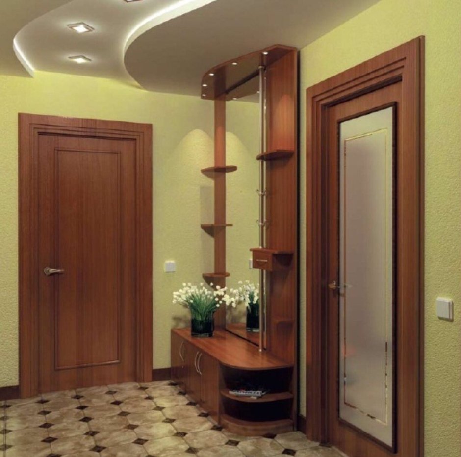 Гипсокартон с обоями готовый