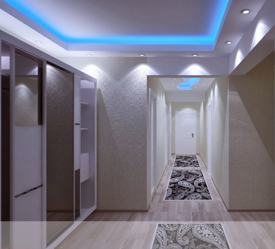 Прихожая для узкого коридора п44т