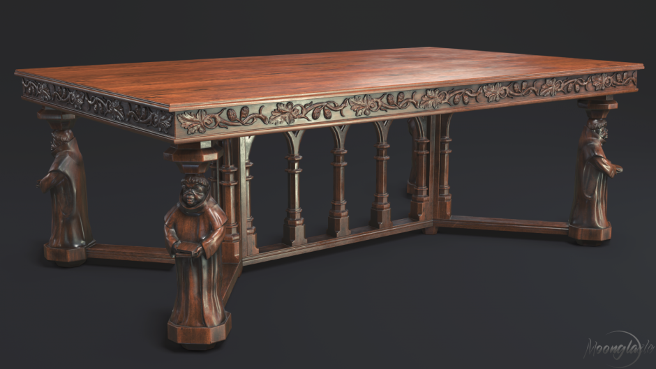 Сервировка в готическом стиле