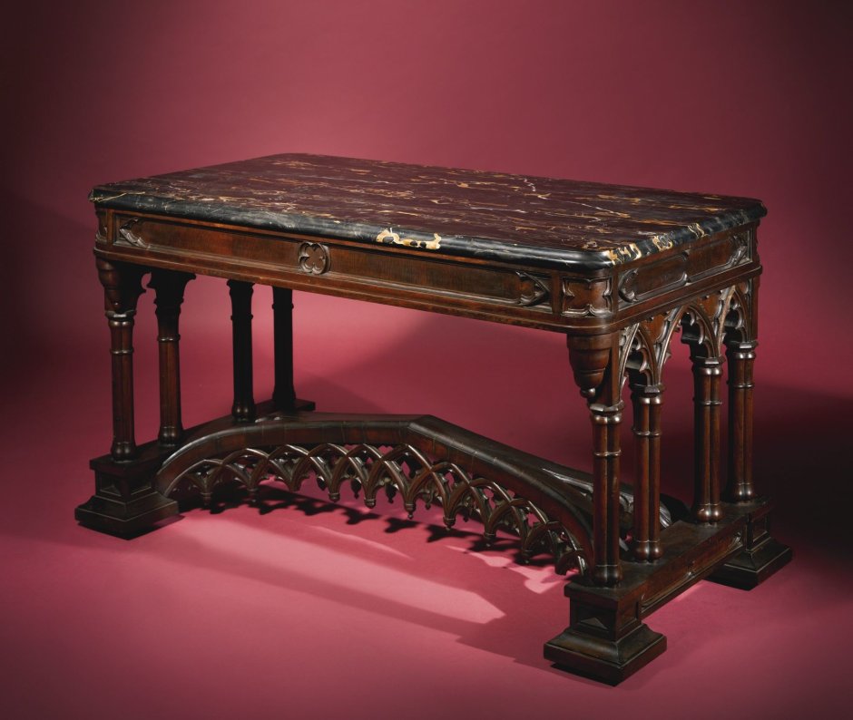 Викторианская Готика интерьер темный