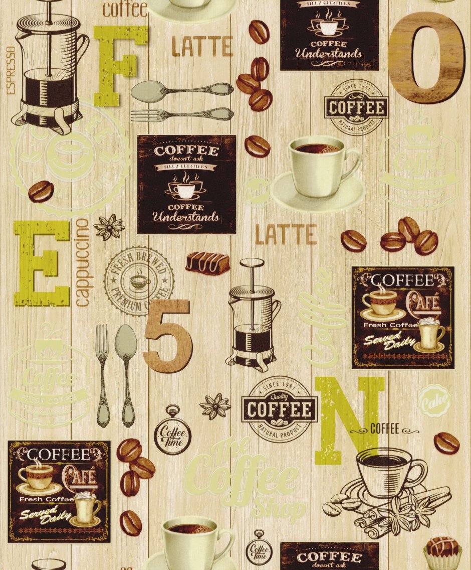 Кофейная тематика в интерьере