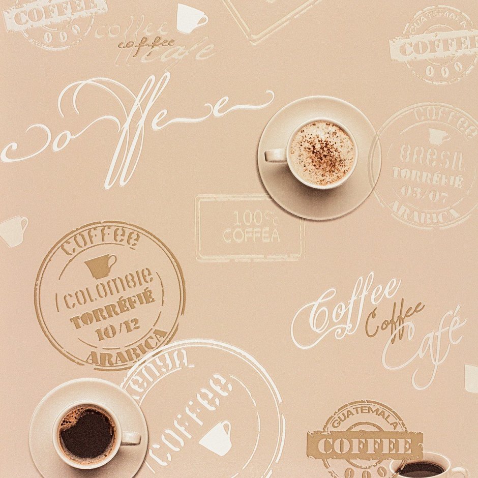 Обои с кофе для кухни