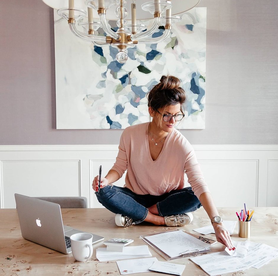 Спальня стиль Сканди серый