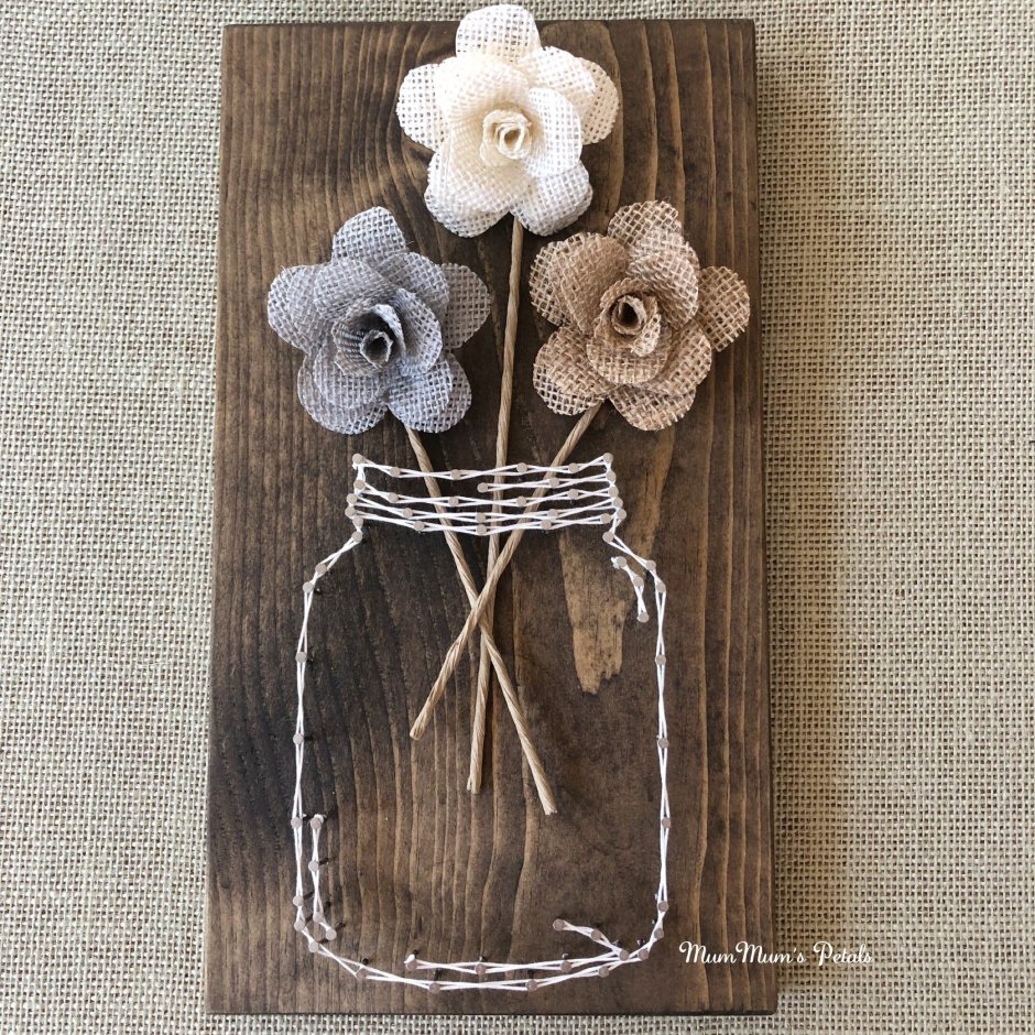 Бабочка филигрань из шпагата