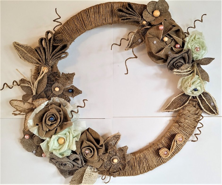 Фоторамка из джута