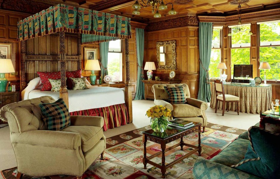 Замок Скибо изнутри