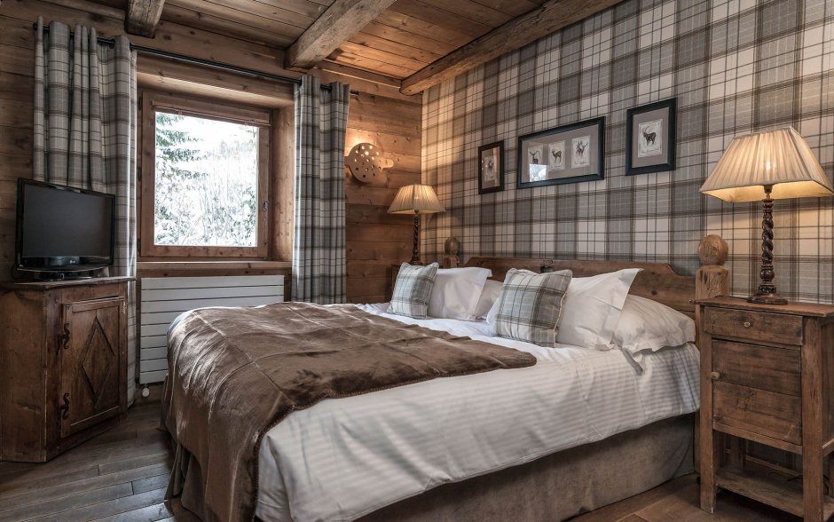 Спальня в шотландском стиле