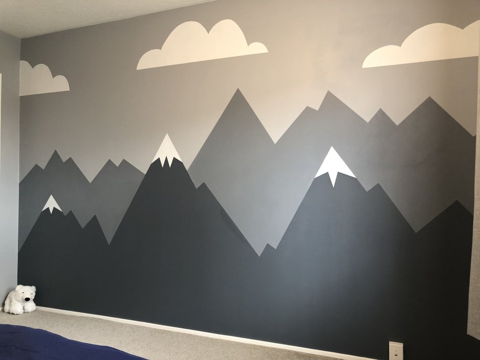Горы на стену в детскую