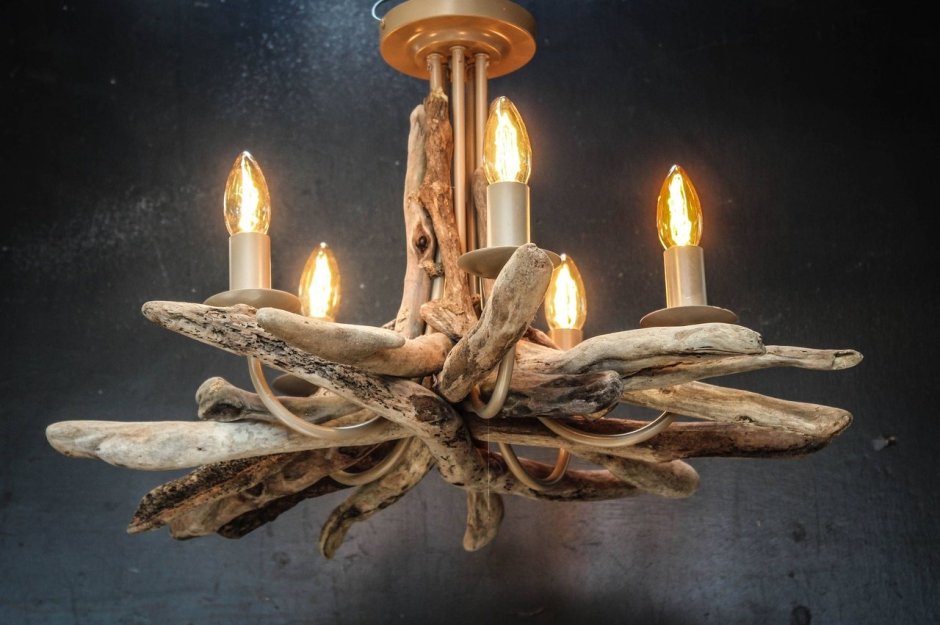 Светильник из коряги