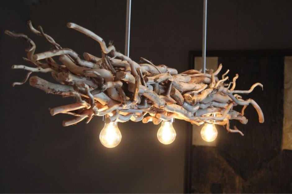 Светильник из коряги