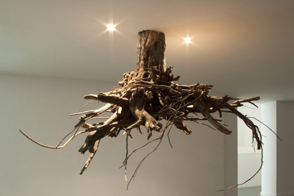 Светильники из веток и коряг