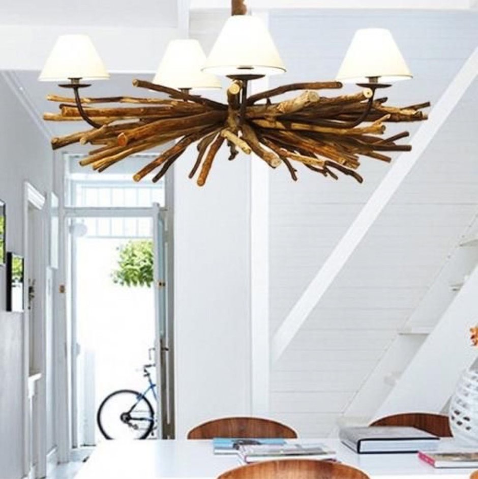 Светильник рога из коряг