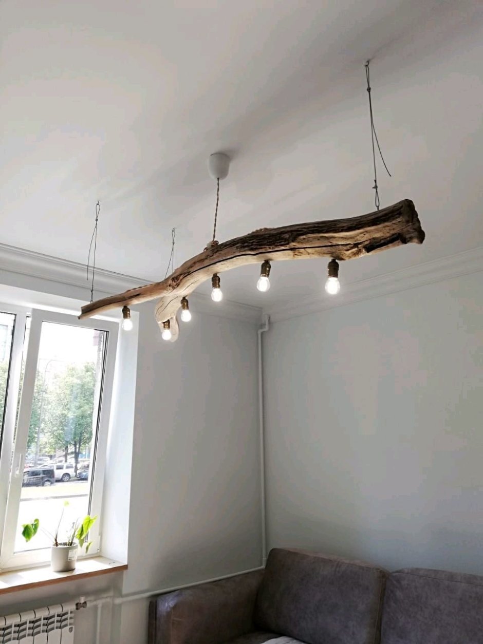 Светильники из Дрифтвуда