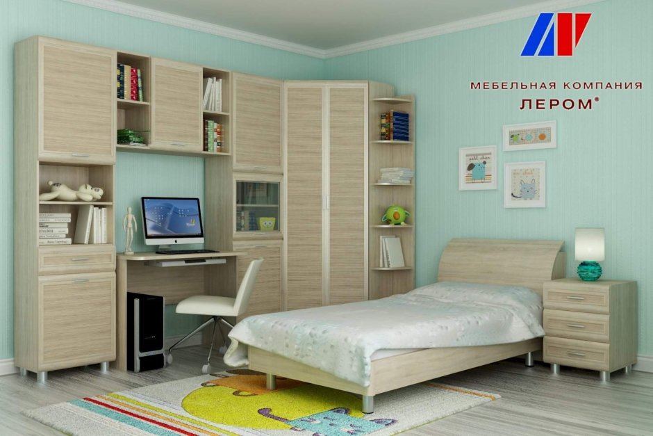 Гостиная Карина Лером снежный ясень