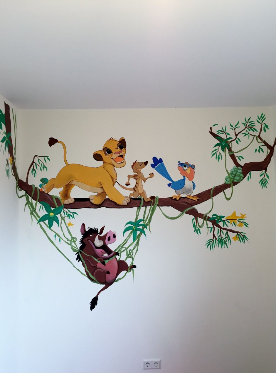 Роспись стен в детской