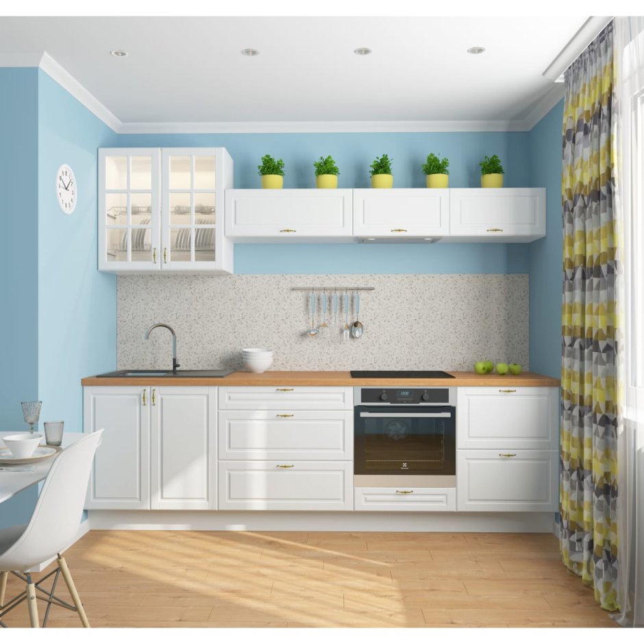 Кухня Томари Леруа Мерлен голубая