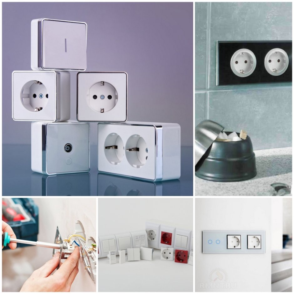 Блок розеток 220, антенна, интернет, HDMI