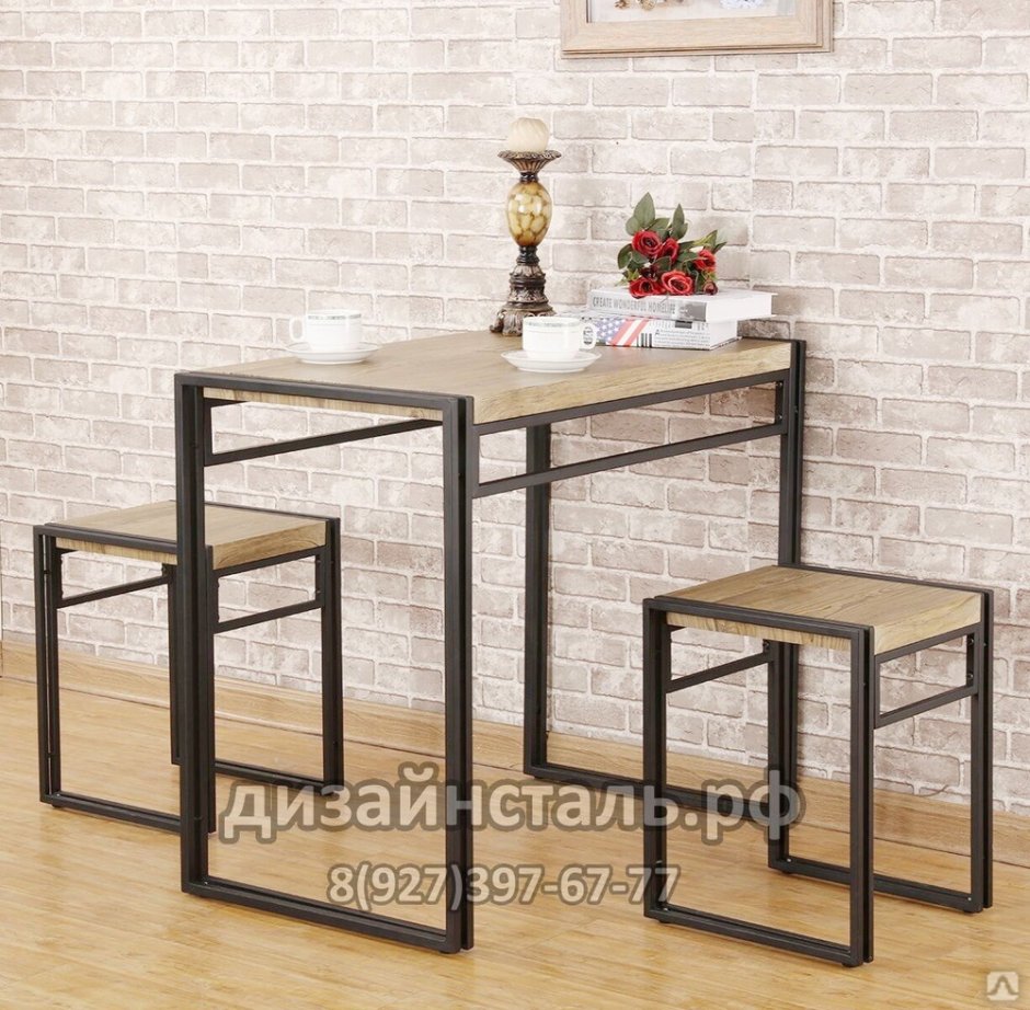 Столы и стулья в стиле лофт