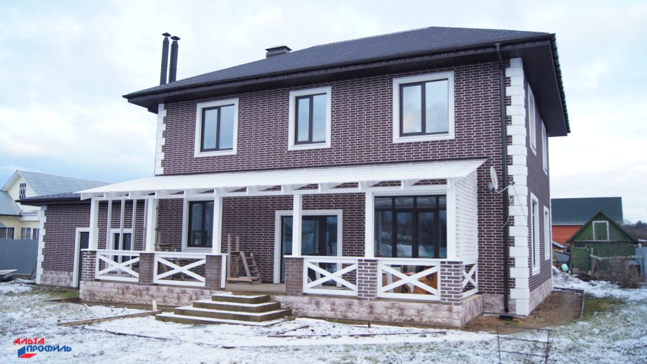 Фасадные панели Альта-профиль кирпич Рижский