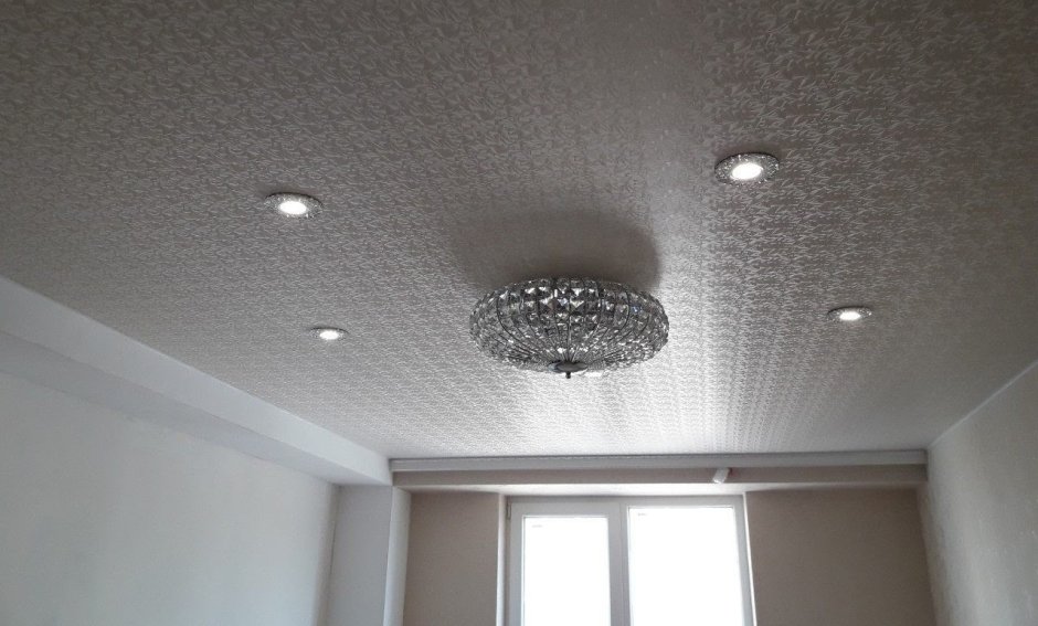 Фактурные натяжные потолки