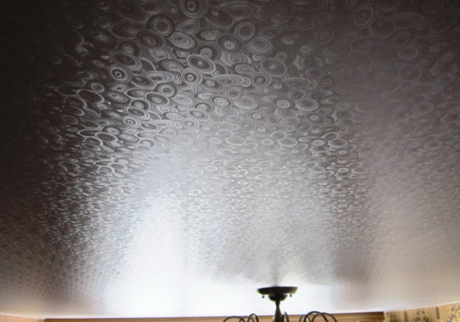 Фактурные натяжные потолки