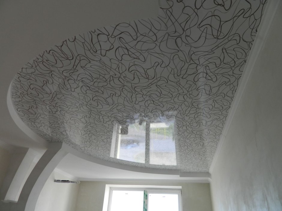 Черный матовый натяжной потолок