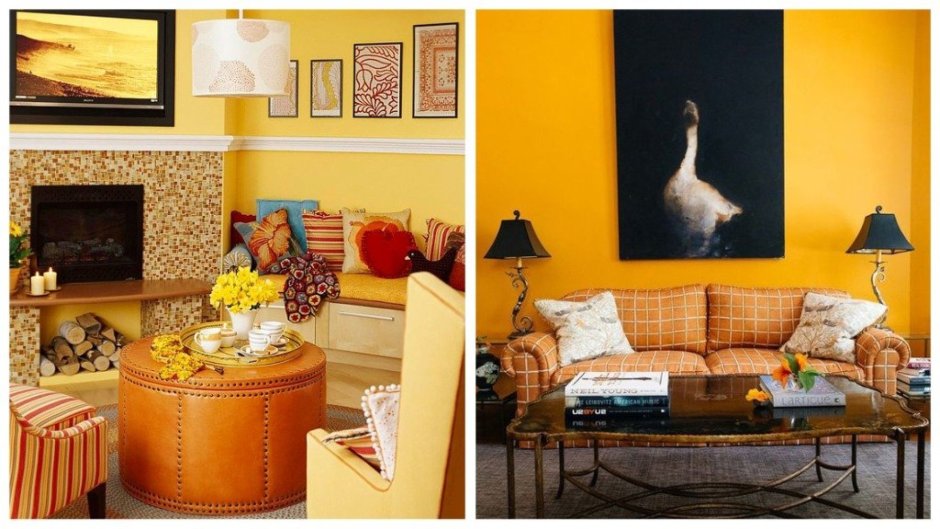 Сочетание цветов в интерьере