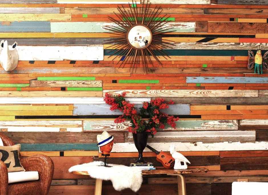 Декор из деревянных досок