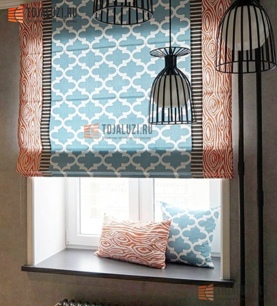 Рулонные шторы в Восточном стиле