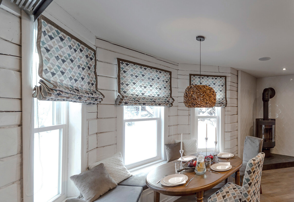 Римская штора на створку